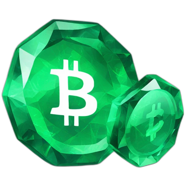 bitcoin emerald emoji