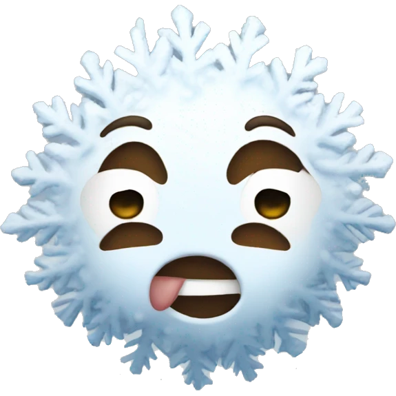 Snow fall emoji