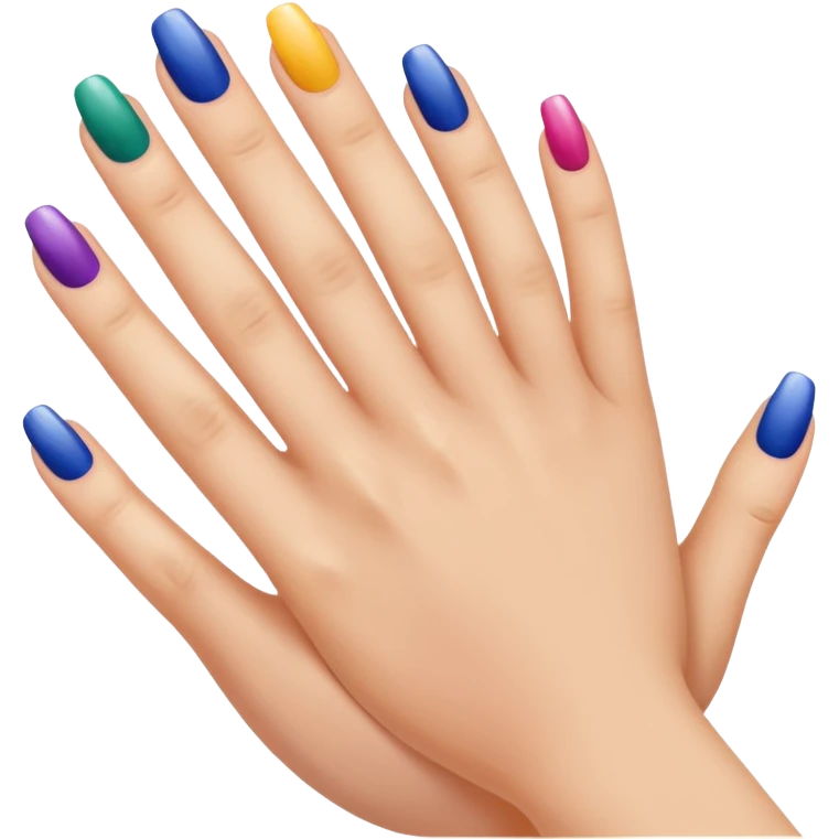 Create emojis of nails painting emoji