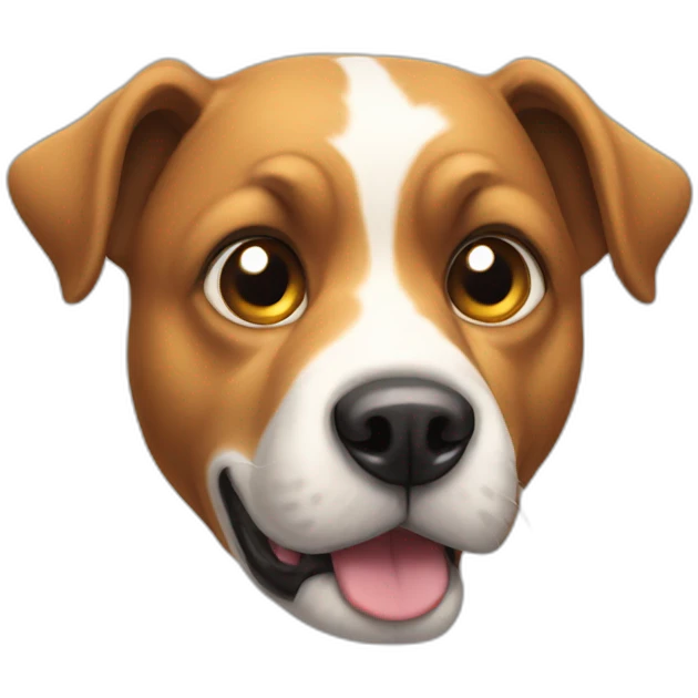 laser focused dog emoji