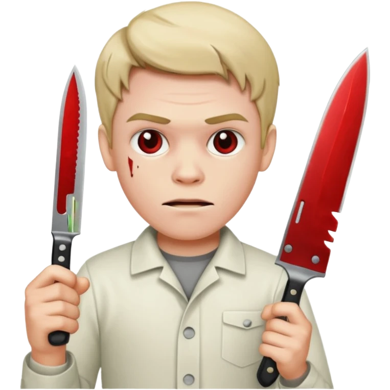 Que Dexter este con un cuchillo emoji
