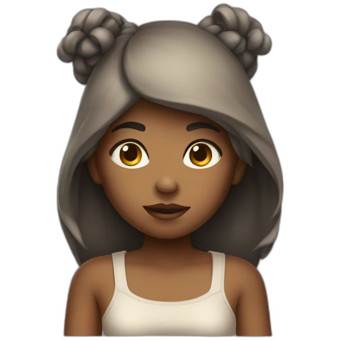 gril-refusing-to-wear-clothes emoji