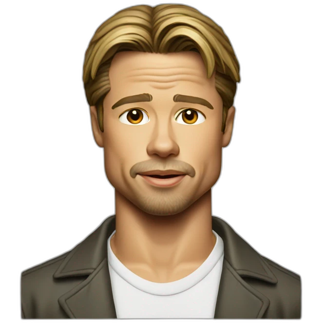 Brad Pitt 1990 emoji