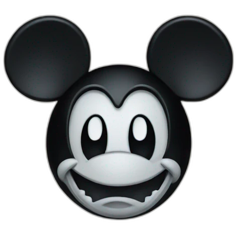 horror mickey mouse emoji
