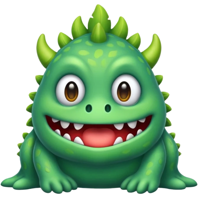 Create a monster emoji emoji