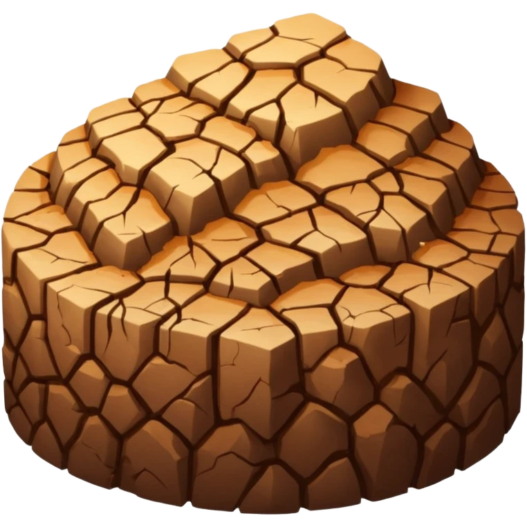 Brown earth emoji