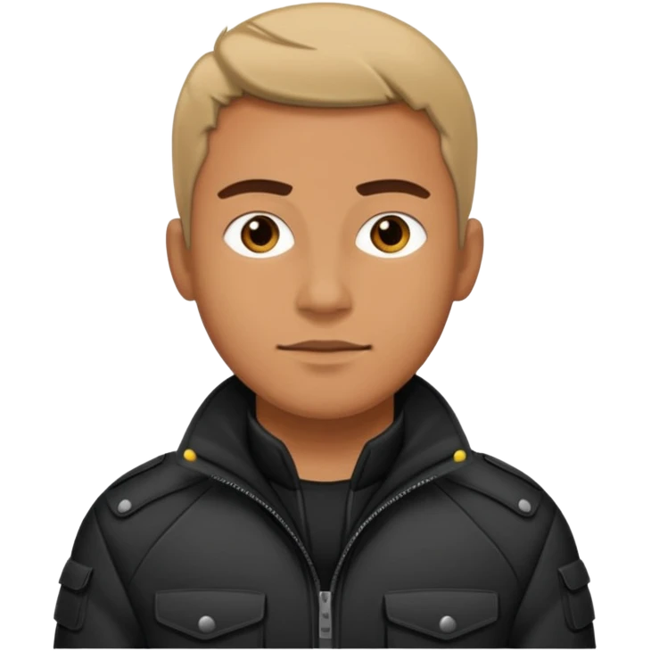 man wearing bullet proof jocket emoji