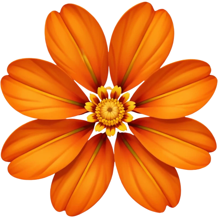 Orange flower emoji