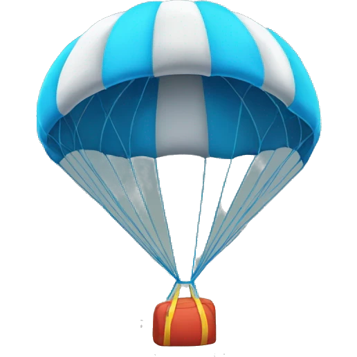 parachute emoji