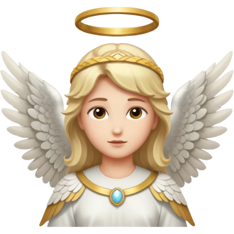 Biblical angel emoji