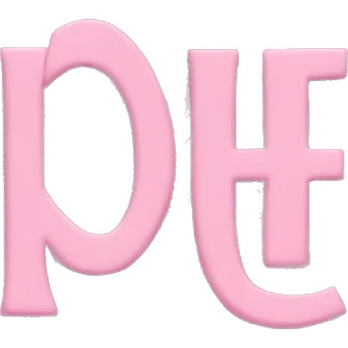 pink letters  emoji
