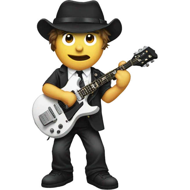 Kim g c moody playing guitar like angus young emoji