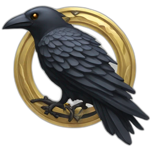 Iron raven medal emoji