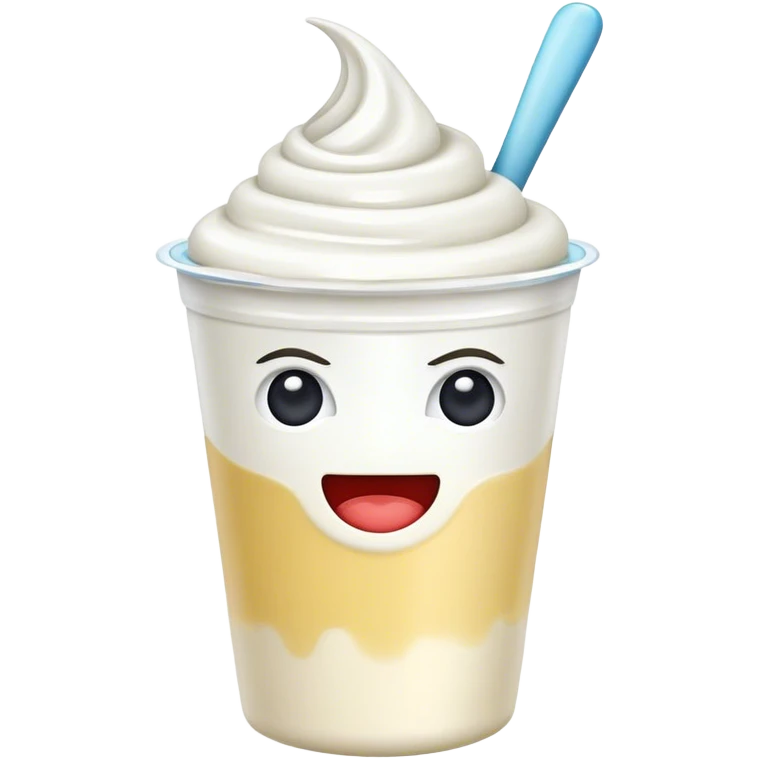 android styled yogurt emoji emoji