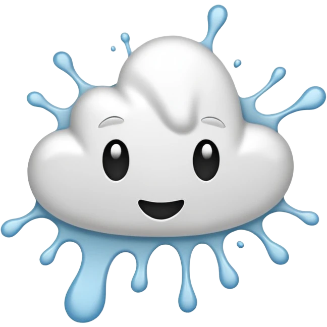 White splat emoji