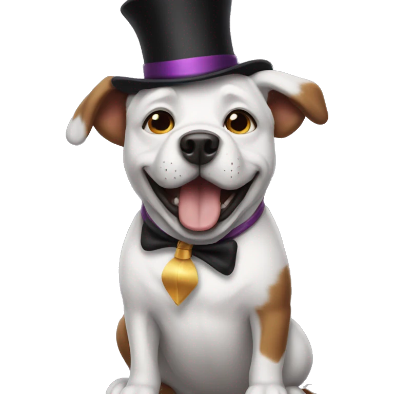 Dog magician emoji