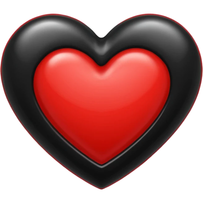 Black fvrt love emoji