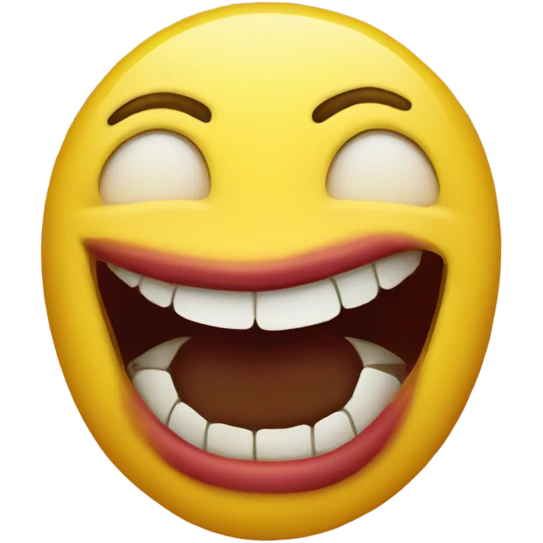 Yellow emoji bitting lip  emoji