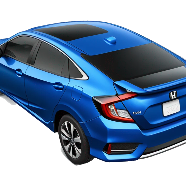 2025 blue Honda civic emoji