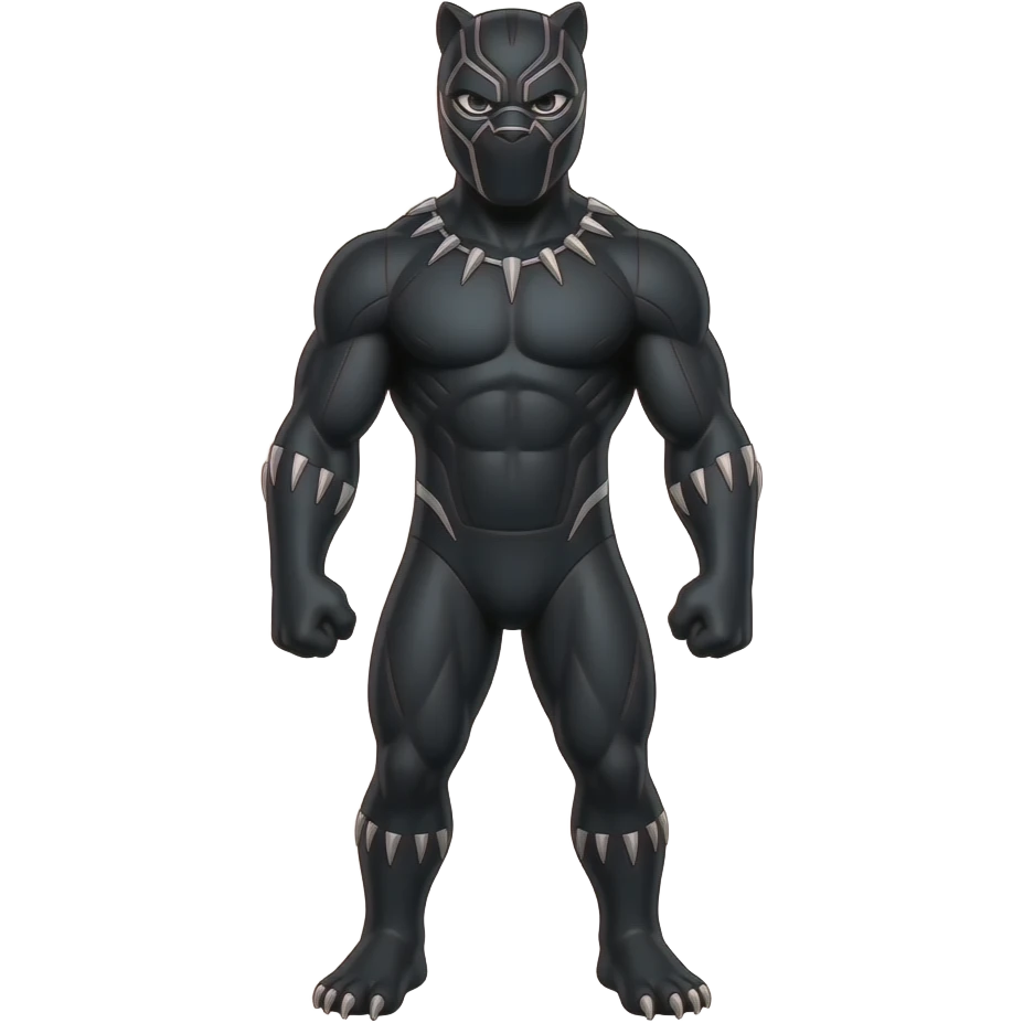 La panthère noire emoji