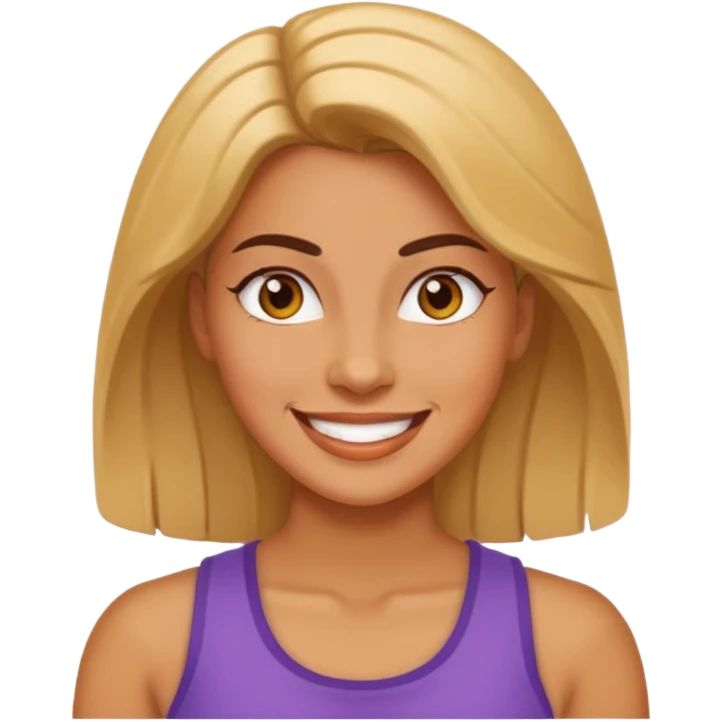 strong woman happy emoji