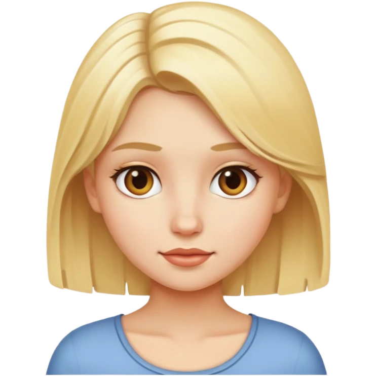 Blonde girl emoji