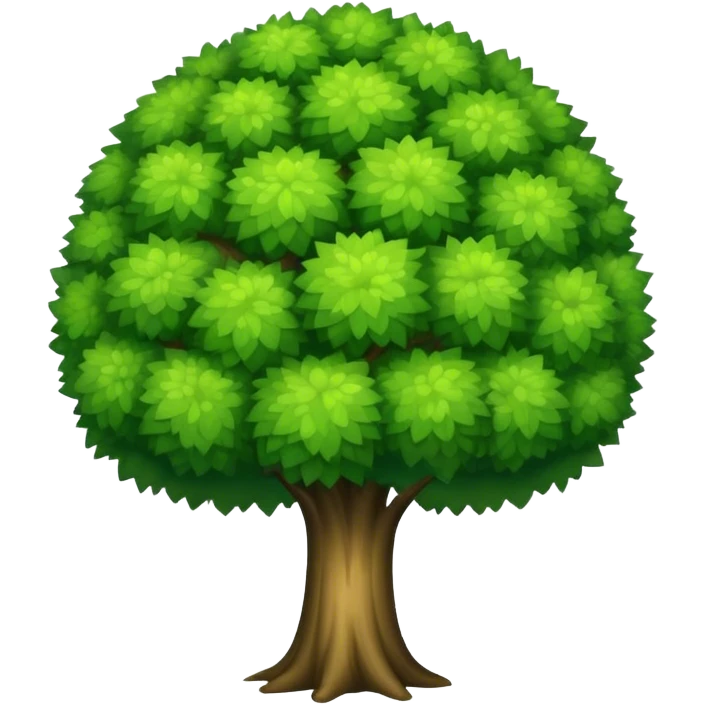 round tree emoji