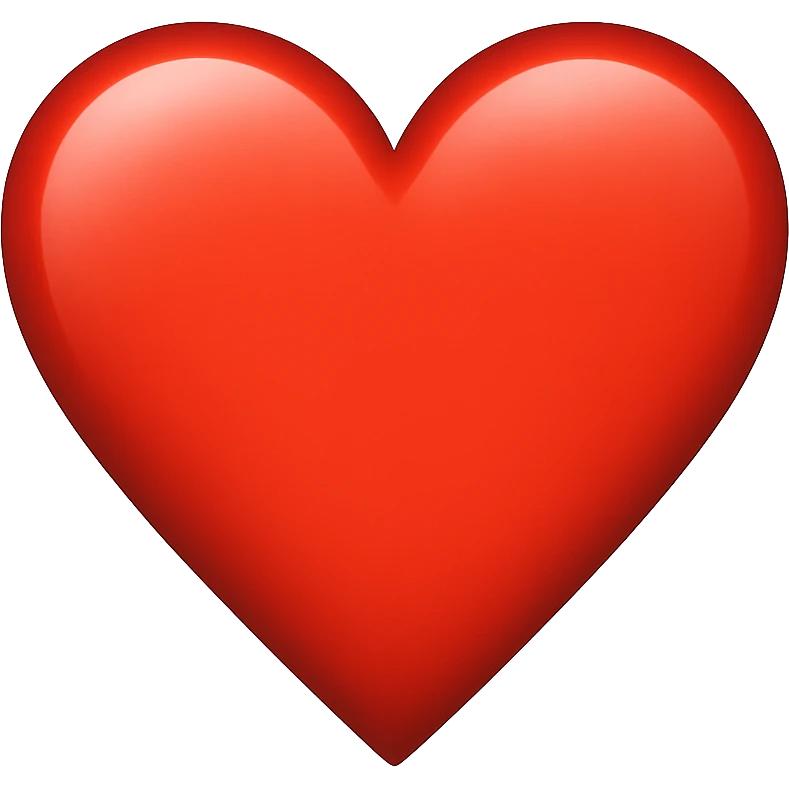 red heart emoji emoji
