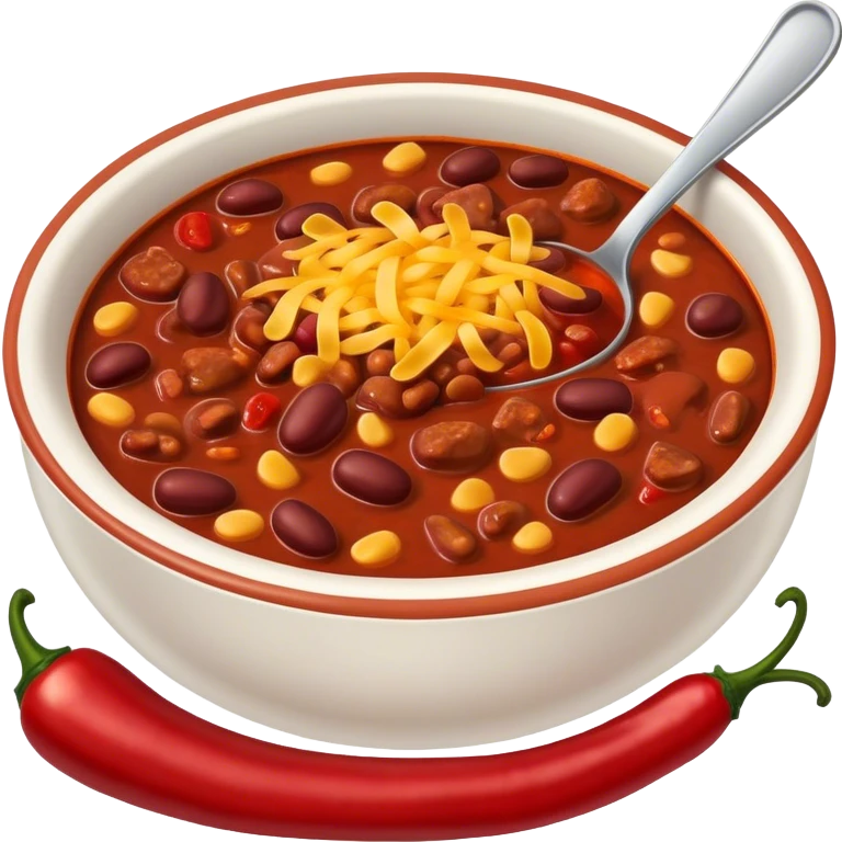 Bowl of chili emoji