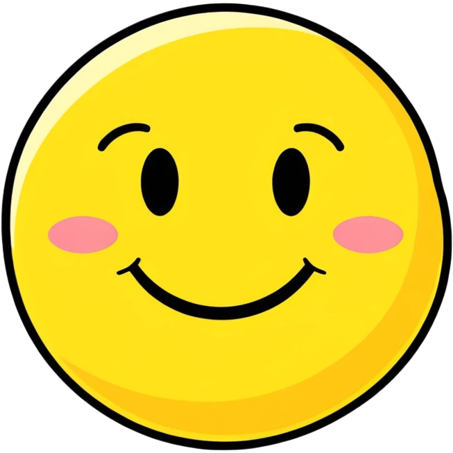 Yellow Smiley face  emoji