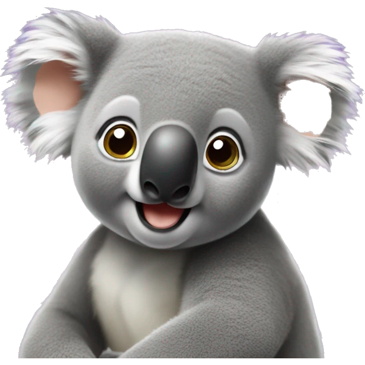 koala look at the r emoji