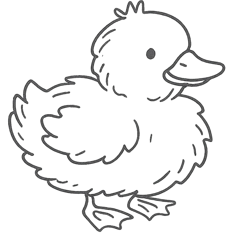 fluffy ducky emoji