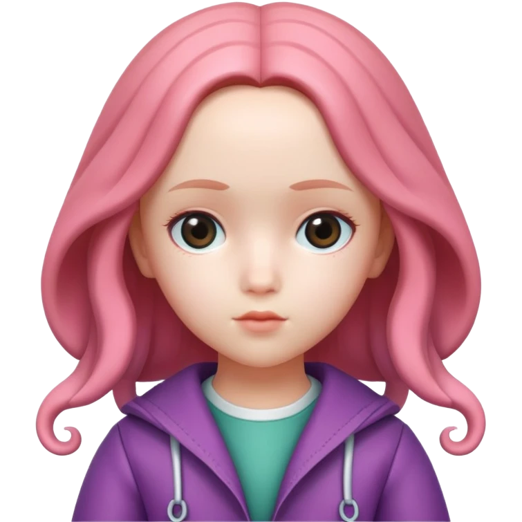 Young hi doll from squid game emoji