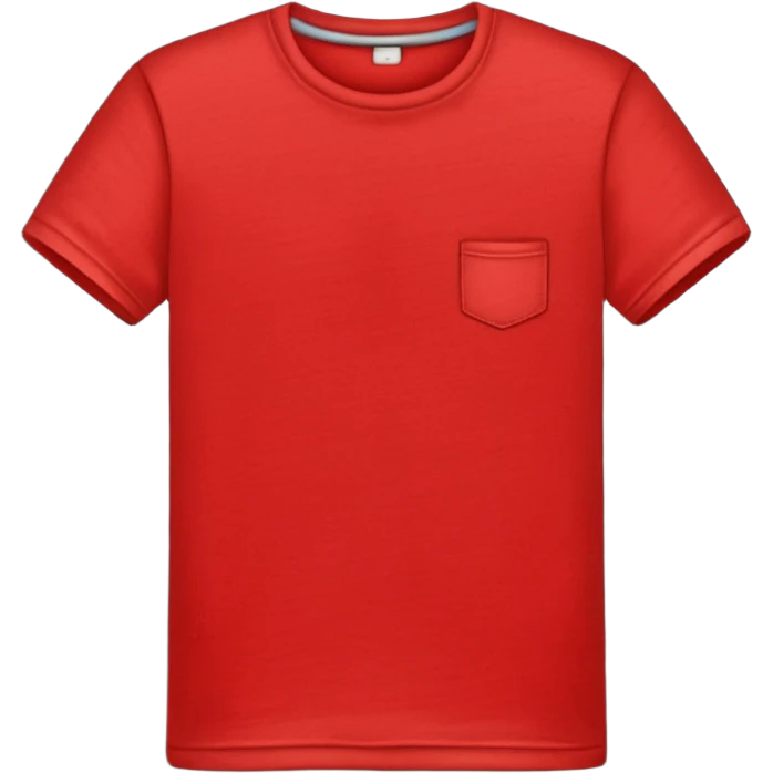 red t-shirt emoji