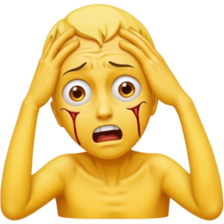 YELLOW GUY PAIN emoji
