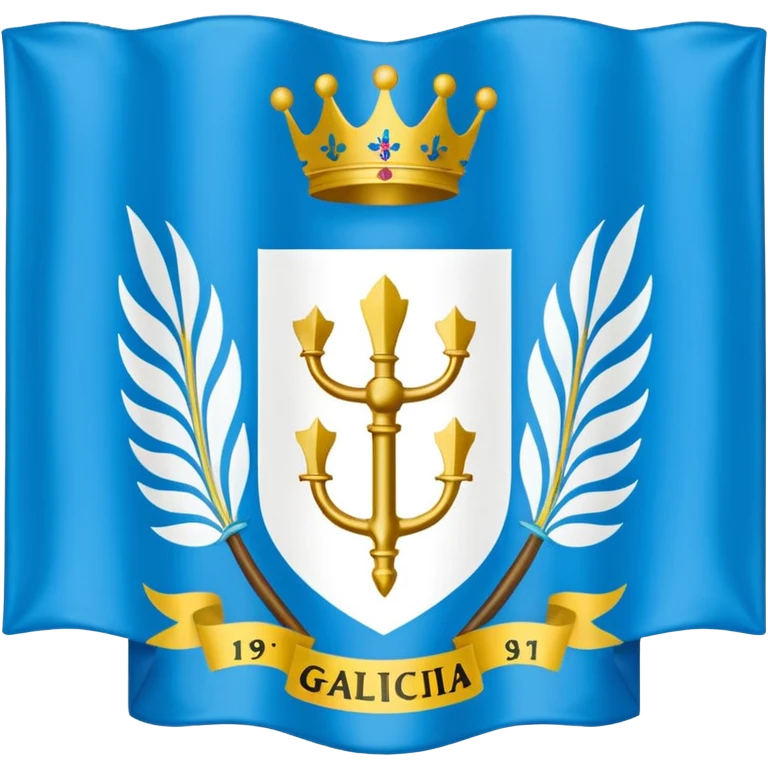 Bandera de Galicia emoji