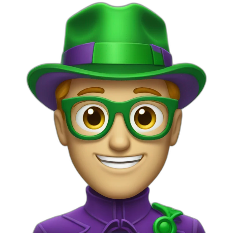 The riddler emoji