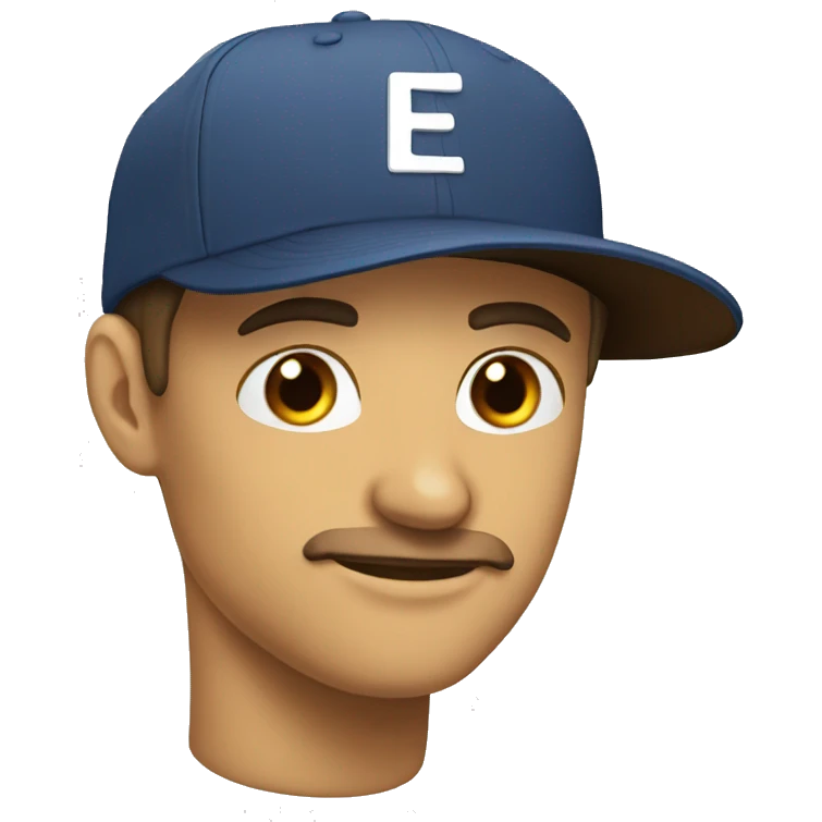 gorra con letra D emoji