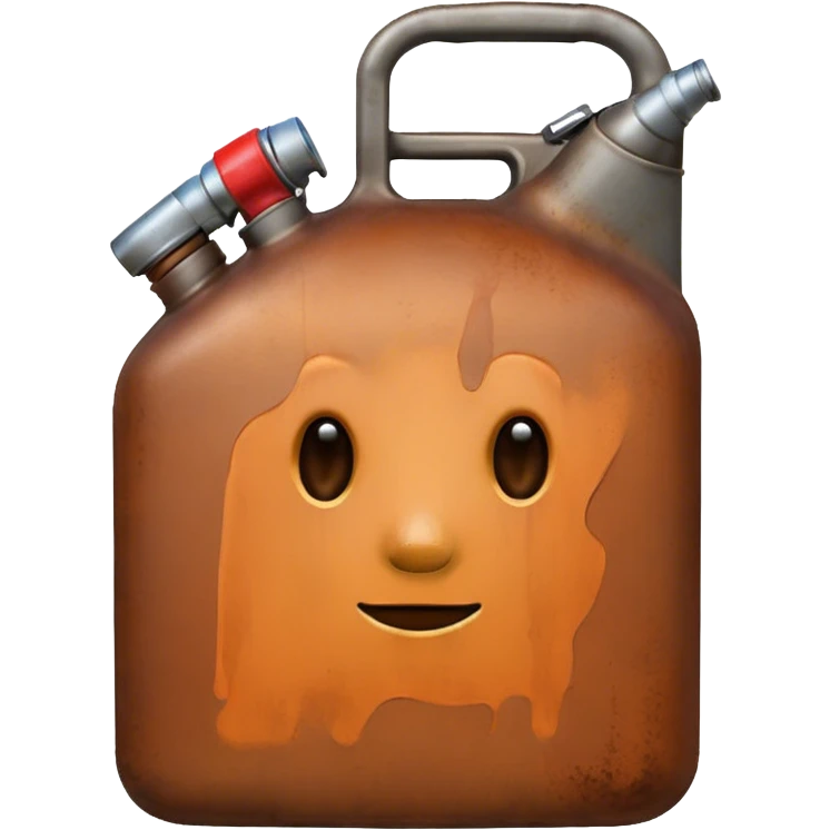elinde kedi tutan benzin bidonu emoji