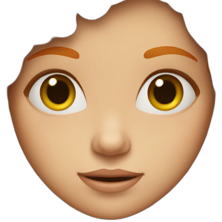 Ginger girl emoji