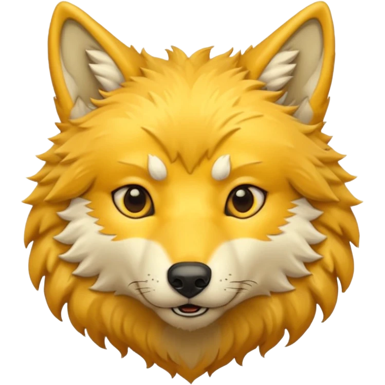 yellow wolf head emoji