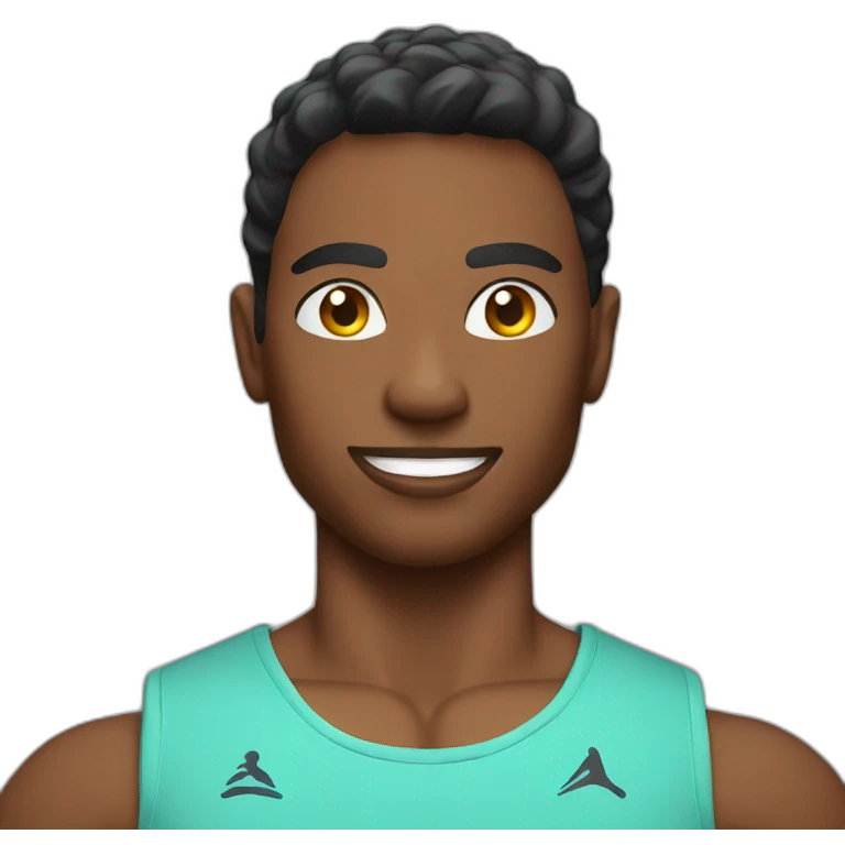 Fitness model emoji