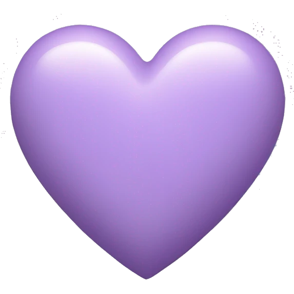 Pastel Purple Heart emoji