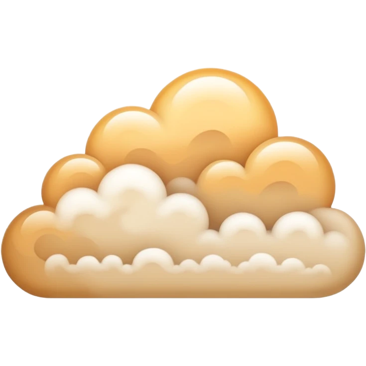 Fog beige being  emoji