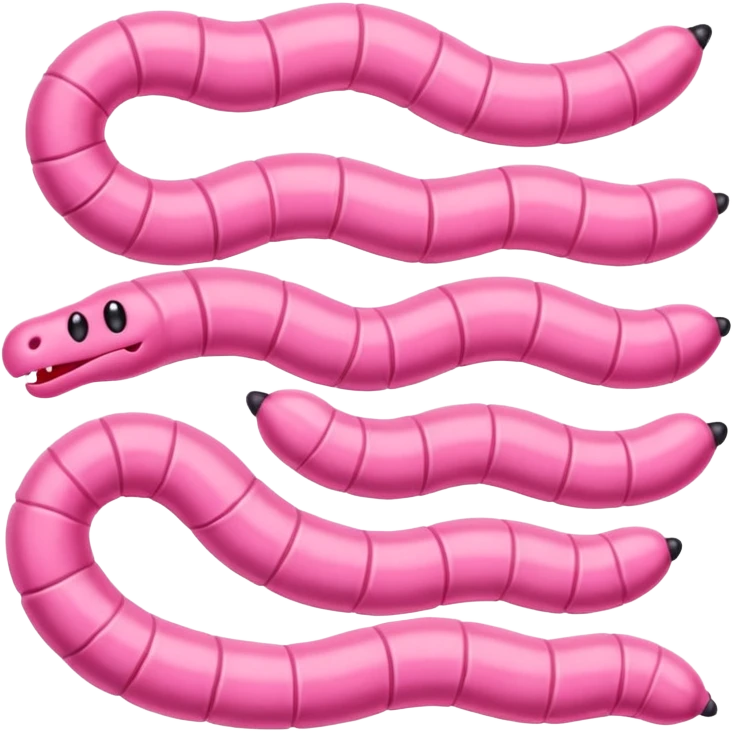 nine worms emoji