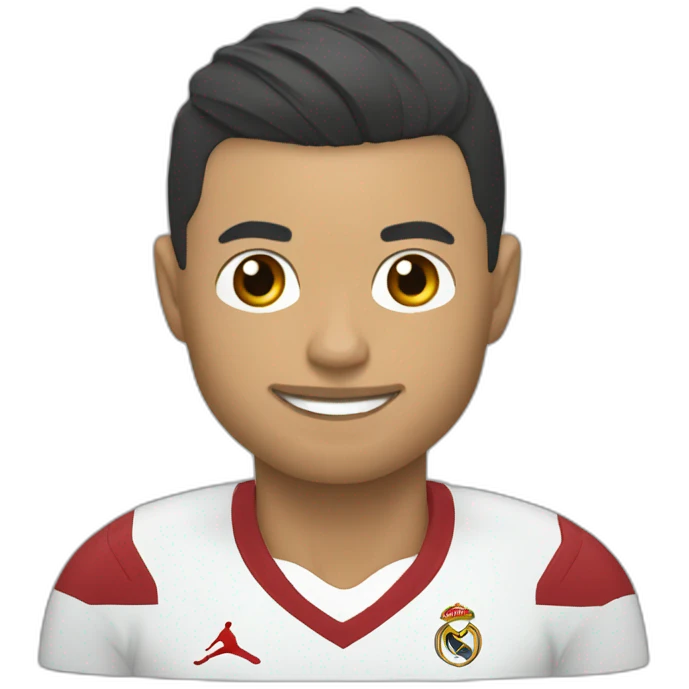 Ronaldo qui fait siu emoji