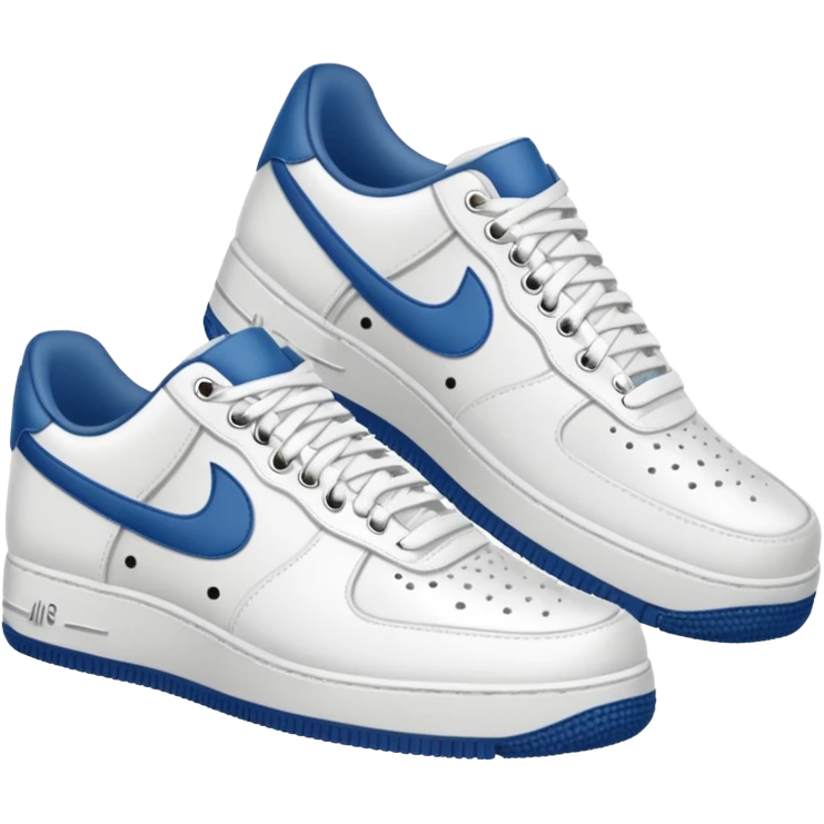 make a genmoji for a pair of white air force shoes emoji