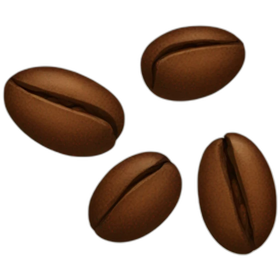 Coffee bean  emoji
