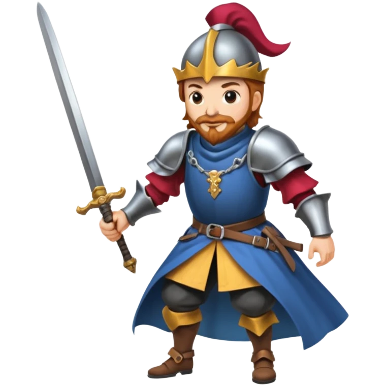 landsknecht swinging a large two handed sword emoji