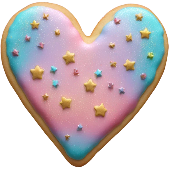 Fairy cookie heart emoji